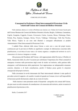 Prefettura Di Biella Ufficio Territoriale Del Governo