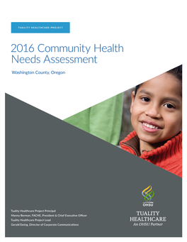 2016 Community Health Needs Assessment