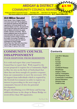 Ardgay & District Community Council