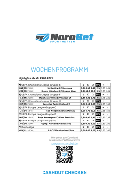 Wochenprogramm