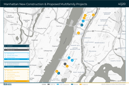 Manhattan New Construction & Proposed Multifamily Projects 4Q20