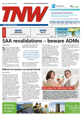 SAA Revalidations – Beware Adms