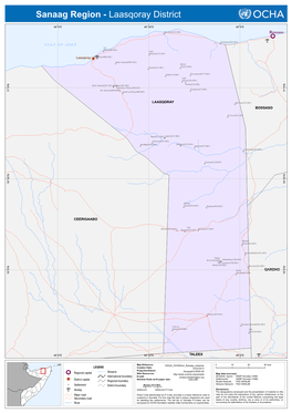 Sanaag Region - Laasqoray District