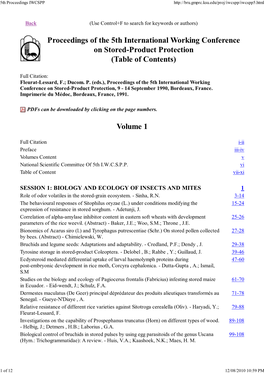 5Th Proceedings IWCSPP