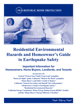 Residential Environmental Hazards and Homeowner's Guide To