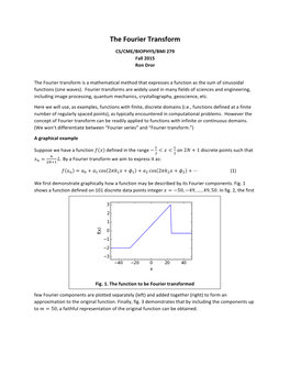 The Fourier Transform