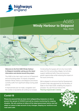 A585 Windy Harbour to Skippool Newsletter