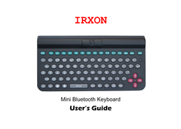 Mini Bluetooth Keyboard User’S Guide