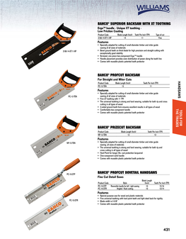 Bahco® Superior Backsaw with Xt Toothing Bahco