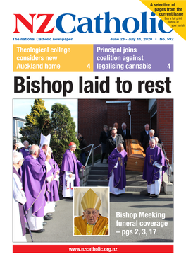Bishop Meeking Funeral Coverage – Pgs 2, 3, 17