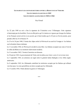 Guy Giraud Le 22 Juin 1940 Au Soir a Lieu La Signature De L'armistice