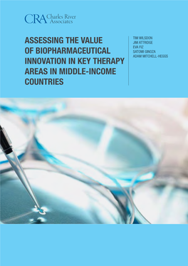 Assessing the Value of Biopharmaceutical Innovation in Key Therapy Areas in Middle-Income Countries