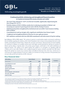 Key Financial Data 3