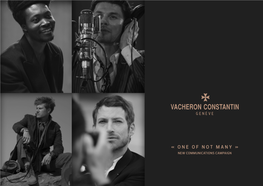 « One of Not Many » New Communications Campaign « One of Not Many » New Communications Campaign