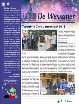 Terugblik Chris Jansenjaar 2018