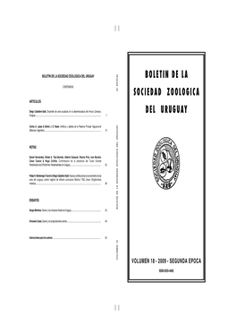 Boletín Zoología No 18