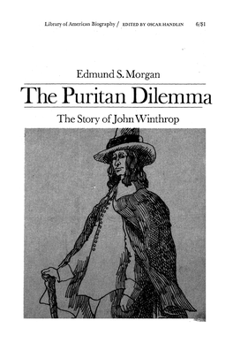 The Puritan Dilemma