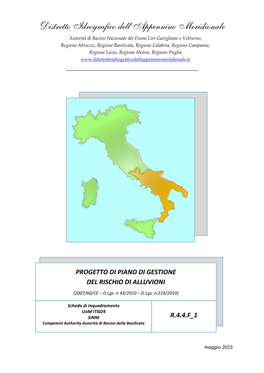 Distretto Idrografico Dell'appennino Meridionale