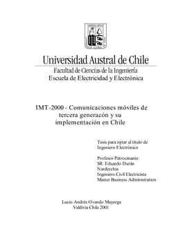 Escuela De Electricidad Y Electrónica IMT-2000