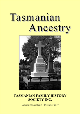 Tasmanian Family History Society Inc