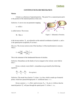 Continuum Fluid Mechanics