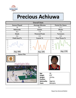 Precious.Scouting.Report