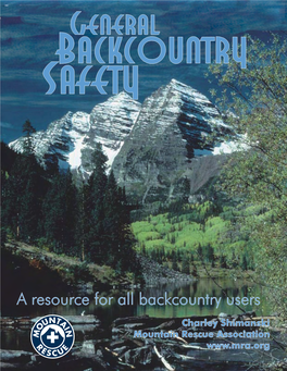 General Backcountry Safety