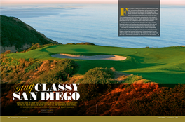 When You Think of Great Golf Destinations in the United States, San Diego Isn’T on the List, but It Should Be As the City Has It All