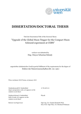 Upgrade of the Global Muon Trigger for the Compact Muon Solenoid Experiment at CERN”