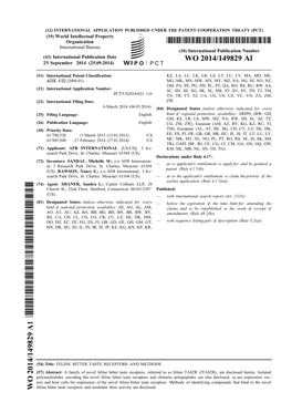 WO 2014/149829 Al 25 September 2014 (25.09.2014) P O P C T