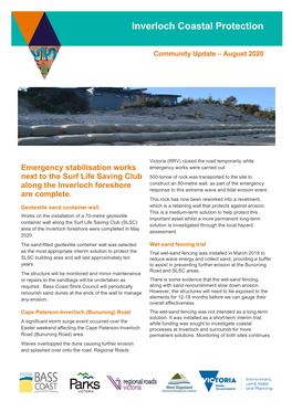 Inverloch Coastal Protection Information