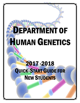 Quick-Start Guide for New Students