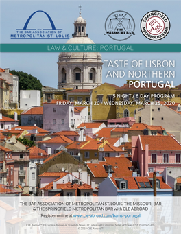Taste of Lisbon and Northern Portugal