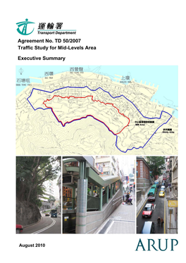 Agreement No. TD 50/2007 Traffic Study for Mid-Levels Area