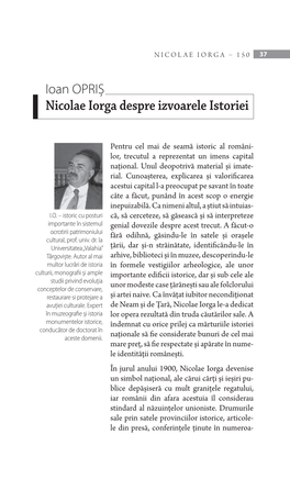 Nicolae Iorga Despre Izvoarele Istoriei