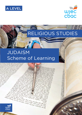 RELIGIOUS STUDIES JUDAISM Scheme of Learning