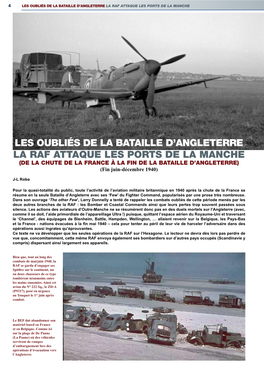 LES OUBLIÉS DE LA BATAILLE D'angleterre LA RAF Attaque