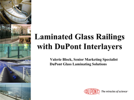Designing with Laminated Glass