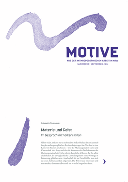 Motive September 2015