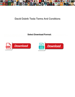 David Dobrik Tesla Terms and Conditions