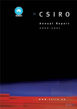 CSIRO Annual Report 2000-01