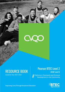 BTEC Level 2 TPD Resource Book 2017-18