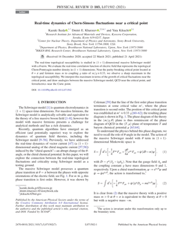 Real-Time Dynamics of Chern-Simons Fluctuations Near a Critical Point