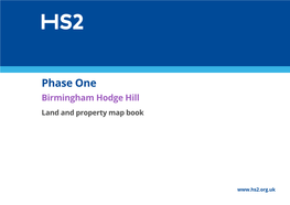Birmingham Hodge Hill, Phase