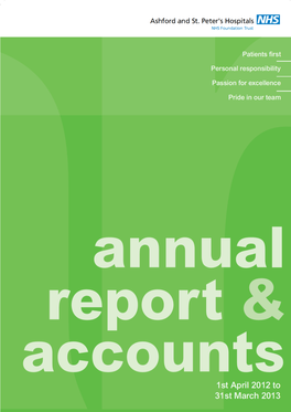 Annual Report and Accounts 2012/13