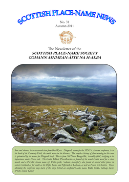 Scottish Place-Name News No. 31