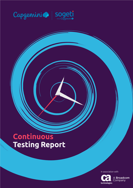 Continuous Testing Report 2019