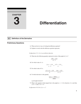 Differentiation