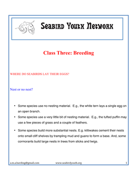 Class Three: Breeding