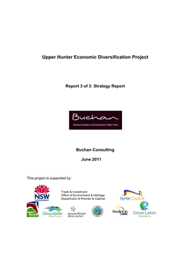 Upper Hunter Economic Diversification Project